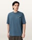 Redact Oversized Embroidered Logo T-Shirt
