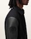 Warrenton Leather Sleeve Bomber Jacket