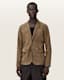 Monet Waxed Suede Blazer