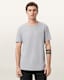 Figure Crew Neck Raw Edge T-Shirt