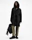 Birdman Hooded Oversized Parka Coat