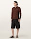 Mode Merino Long Sleeve Ramskull Polo Shirt