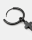 Casson Cross Pendant Hoop Earring
