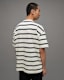 Subverse Striped Oversized Crew T-Shirt