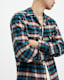 Crayo Long Sleeve Check Embroidered Shirt
