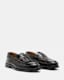 Sammy High Shine Leather Loafers