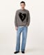 Luv Heart Oversized Knitted Jumper