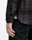 Sonik Brushed Checked Relaxed FIt Shirt