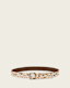 Ash Hair Calf Leather Belt