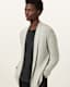 Mode Merino Wool Ramskull Open Cardigan