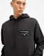 Redact Embroidered Logo Relaxed Hoodie
