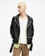 Wick Leather Biker Jacket