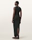 Katarina Boat Neck Slim Fit Maxi Dress