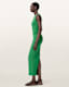 Katarina Boat Neck Slim Fit Maxi Dress