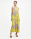 Kura Inspiral Printed Maxi Dress