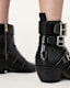 Jane Buckle Pointed Leather Boots