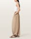 Eshe Baggy Fit Satin Trousers