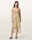 Samia Linen Lace Midi Dress