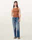 Katarina Boat Neck Slim Fit Tank Top