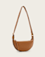 Half Moon Leather Crossbody Bag