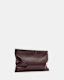 Bettina Leather Clutch Bag