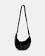 Half Moon Shearling Crossbody Bag