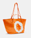 Hannah Tie Dye Leather Tote Bag