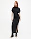 Natalie Slim Fit Gathered Midi Dress