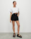 Hailey High-Rise Denim Raw Hem Shorts