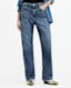 Mia Carpenter Wide Leg Denim Jeans