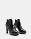 Sarris Patent Leather Block Heel Boots