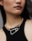 Kadie Carabiner Double Chain Necklace