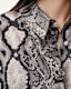 Charli Snake Print Long Sleeve Shirt