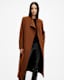 Riley Wrap Around Belted Long Line Coat