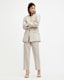 Whitney Linen Blend Straight Leg Trousers