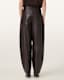 Jett Wide Leg Leather Trousers