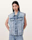 Laura Embellished Denim Waistcoat