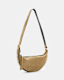 Half Moon Leather Crossbody Bag