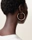 Serpent Large Hoop Earrings