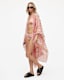 Luisa Crochet Print Ruana Scarf