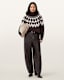 Tura Funnel Neck Relaxed Fit Jumper
