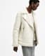 Sola Oversized Shearling Biker Jacket