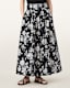 Levy Floral Midi Skirt