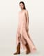 Dorina Sleeveless Ruched Maxi Dress
