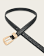 Nikita Snake Effect Leather Belt