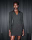 Erykah Slim Fit Mini Blazer Dress