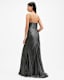 Lili Metallic Panelled Maxi Dress