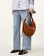 Half Moon Large Suede Crossbody Bag