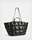 Nadaline Leather Quilted Tote Bag