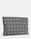 Bettina Eyelet Leather Clutch Bag